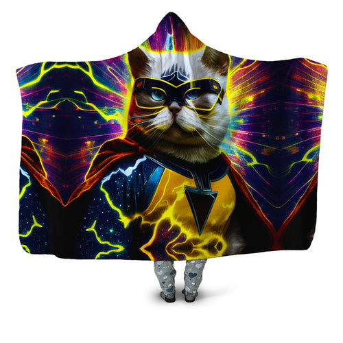 Cat Hero Hooded Blanket iEDM Epic Hoodie