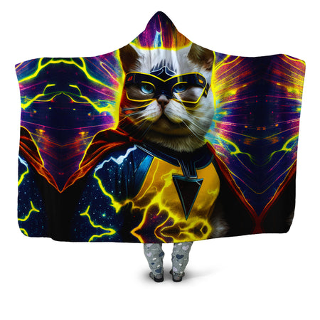 iEDM - Cat Hero Hooded Blanket