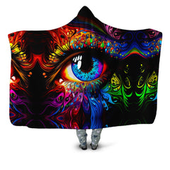 Window to the Soul Hooded Blanket