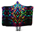 Psychedelic Tribal Hooded Blanket iEDM Epic Hoodie