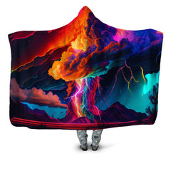 Rainbow Storm Hooded Blanket
