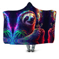 Chill Sloth Hooded Blanket iEDM Epic Hoodie
