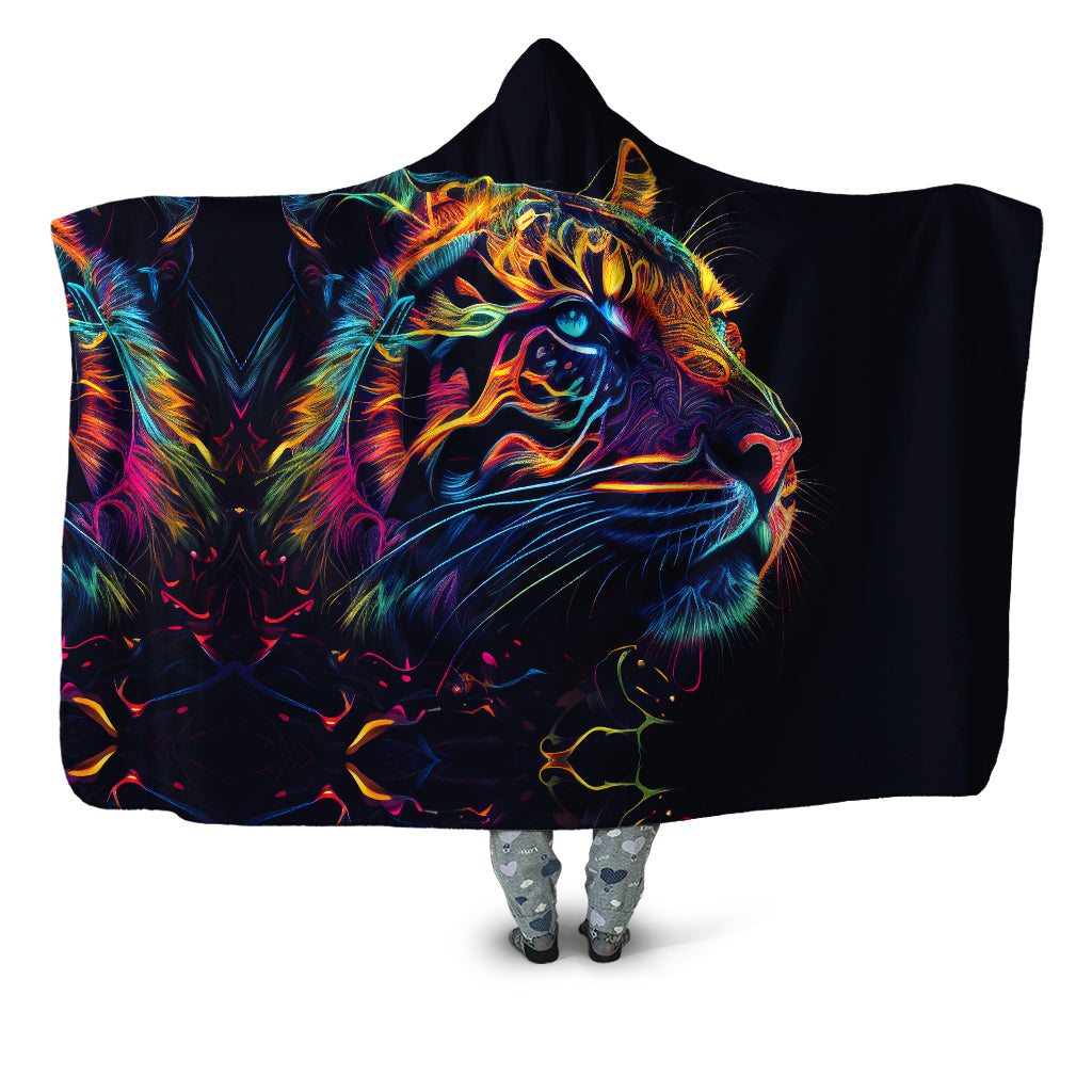 Tigre Realm Hooded Blanket