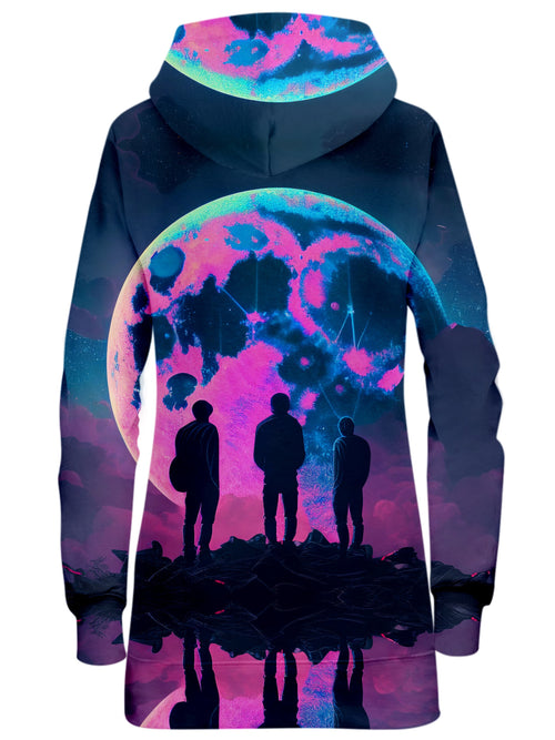 Children Of The Moon Hoodie Dress iEDM Epic Hoodie