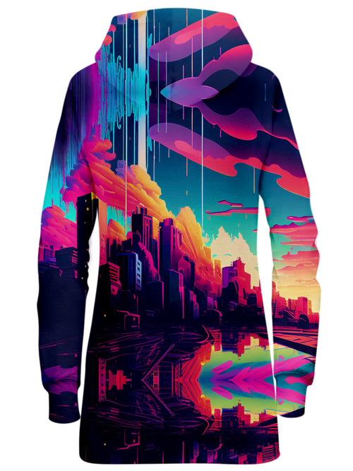 City In The Clouds Hoodie Dress iEDM Epic Hoodie