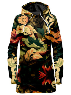iEDM - Floral Camo Hoodie Dress