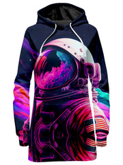 Synthwave Astronaut Hoodie Dress