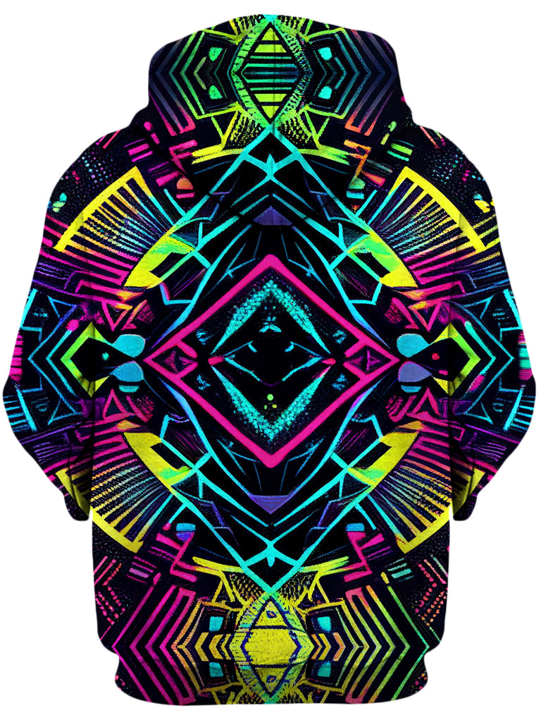 Neon Tribal Unisex Zip-Up Hoodie