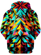 Prisms Unisex Zip-Up Hoodie iEDM Epic Hoodie