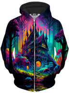Hollows Unisex Zip-Up Hoodie iEDM Epic Hoodie