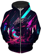 Portal Breach Unisex Zip-Up Hoodie iEDM Epic Hoodie