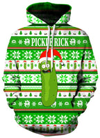 Pickle Rick Ugly Unisex Hoodie iEDM Epic Hoodie