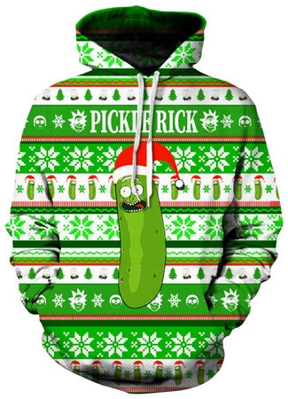 iEDM - Pickle Rick Ugly Unisex Hoodie