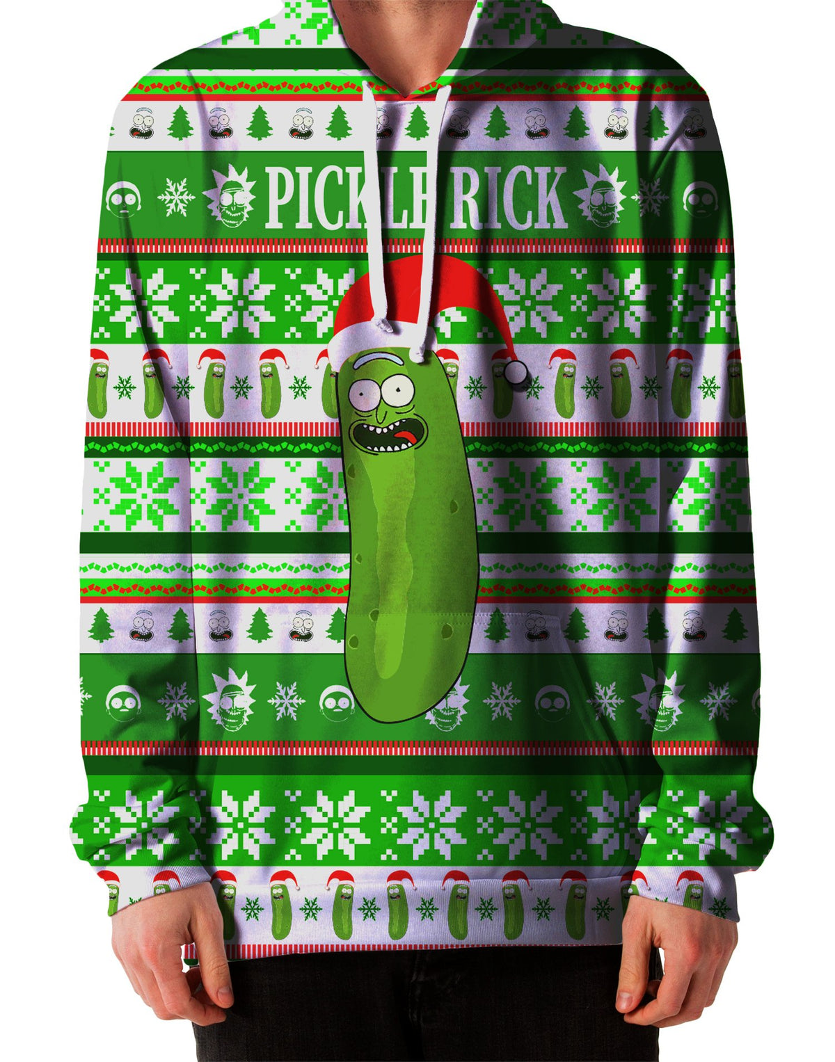Pickle Rick Ugly Unisex Hoodie iEDM Epic Hoodie