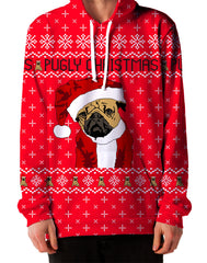 Ugly Pug Unisex Hoodie, Christmas, T6 - Epic Hoodie