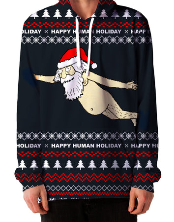 Christmas - Ugly Santa Unisex Hoodie