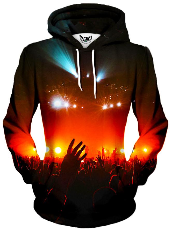 Into the Crowd Unisex Hoodie, Gratefully Dyed Damen, T6 - Epic Hoodie