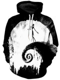 Jack Skellington Hoodie, On Cue Apparel, T6 - Epic Hoodie