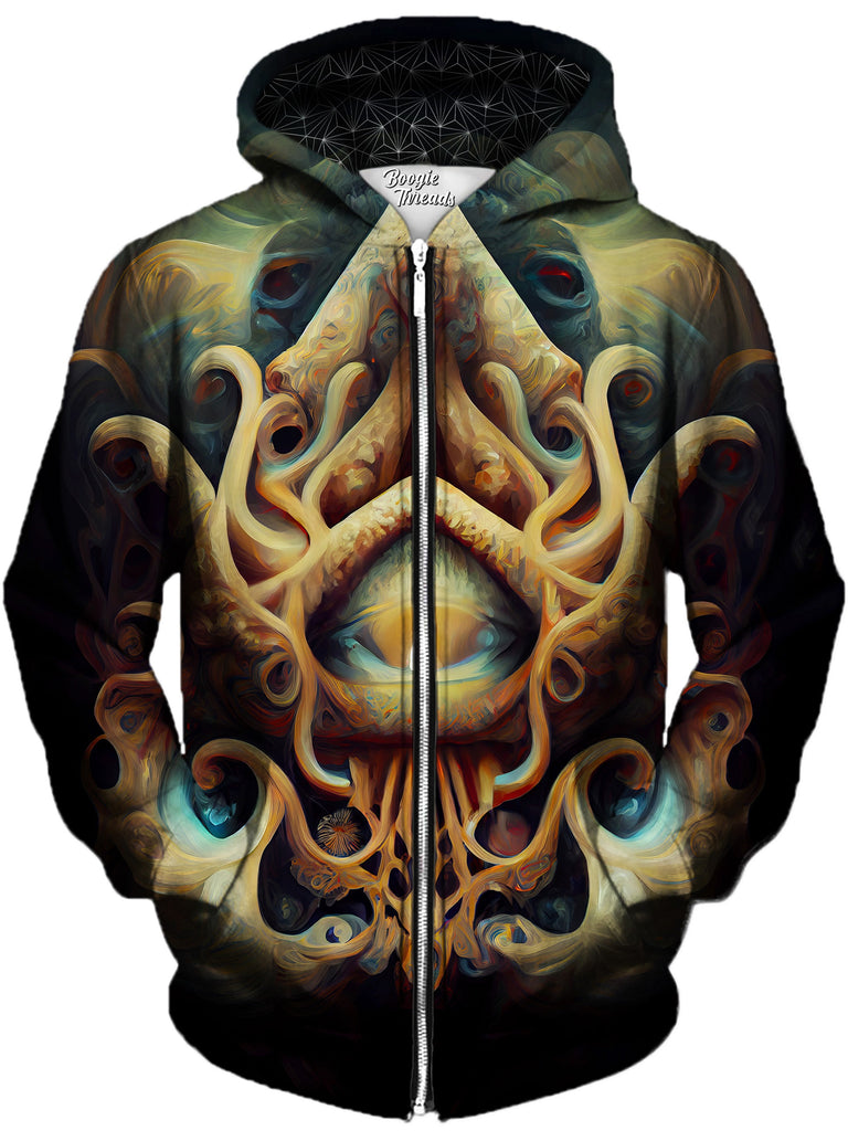 Gratefully Dyed Damen - Nostalgic Clarity Unisex Zip-Up Hoodie