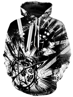 On Cue Apparel - Pikachu Black Hoodie