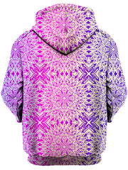 Pink Purple Mandala Unisex Hoodie, Gratefully Dyed Damen, T6 - Epic Hoodie