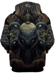 Psychedelic Reflection Unisex Zip-Up Hoodie