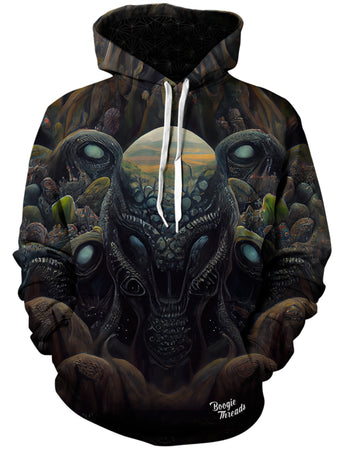 Gratefully Dyed Damen - Psychedelic Reflection Unisex Hoodie