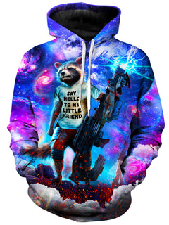 On Cue Apparel - Rocket Raccoon Hoodie