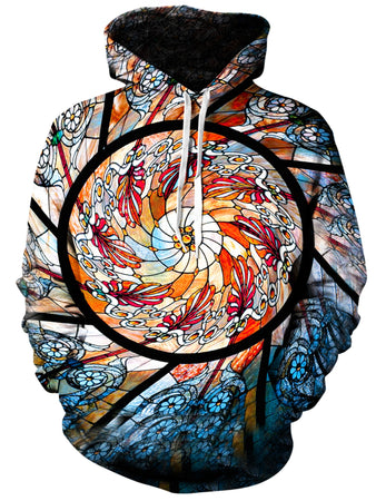 Gratefully Dyed Damen - Stained Glass Unisex Hoodie
