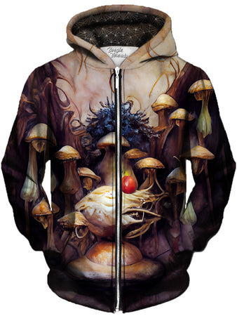 Gratefully Dyed Damen - Submission Of Significance Unisex Zip-Up Hoodie