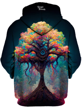 Gratefully Dyed Damen - Whimsical Tree Unisex Zip-Up Hoodie
