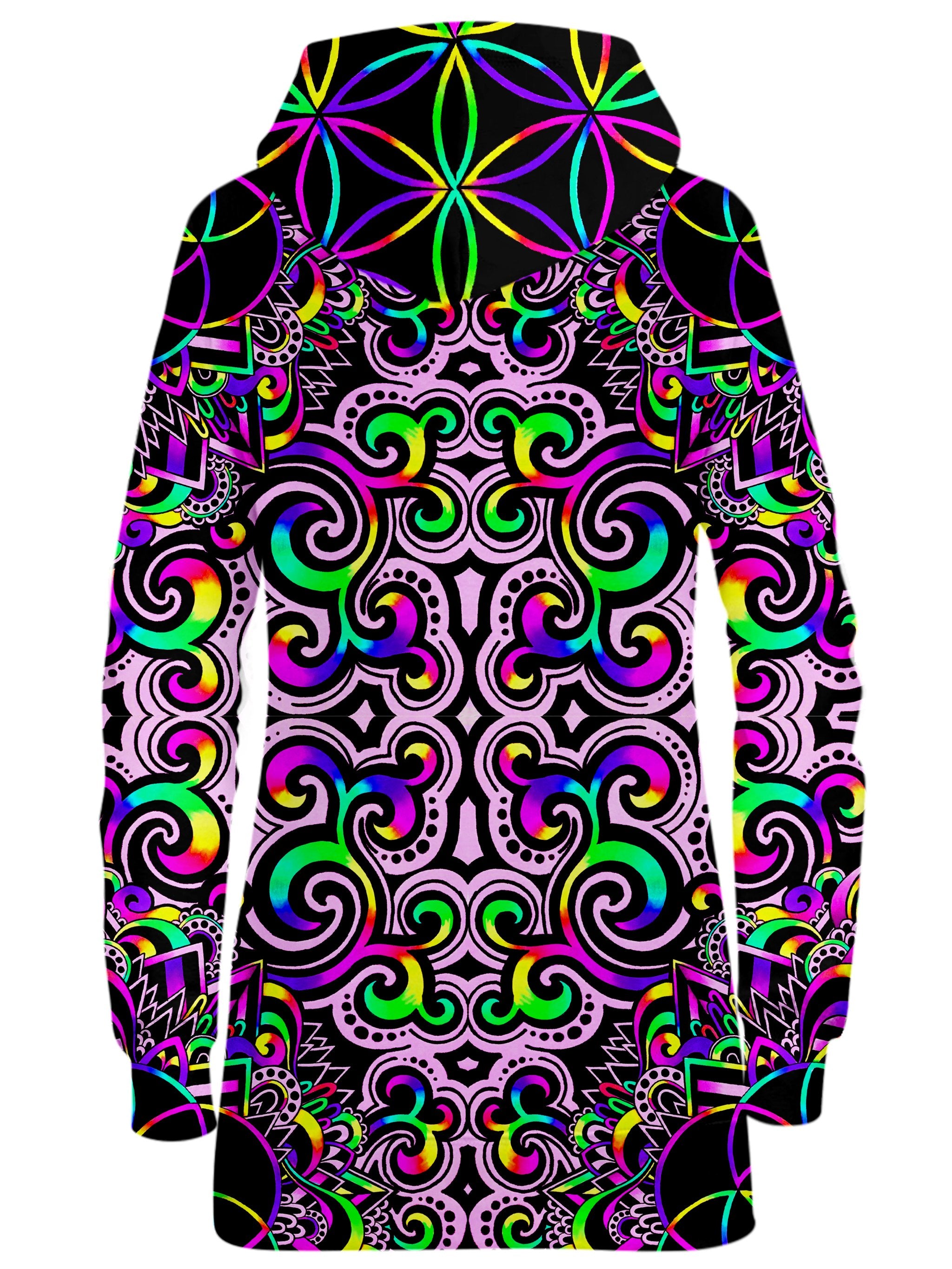 White Doodle Magic Hoodie Dress, BrizBazaar, T6 - Epic Hoodie