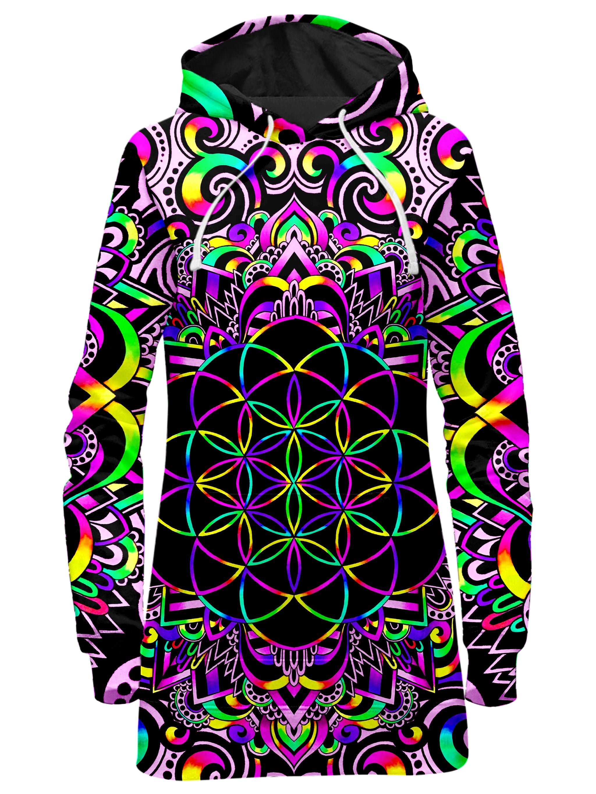 White Doodle Magic V2 Hoodie Dress, BrizBazaar, T6 - Epic Hoodie