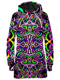 White Doodle Magic Hoodie Dress, BrizBazaar, T6 - Epic Hoodie